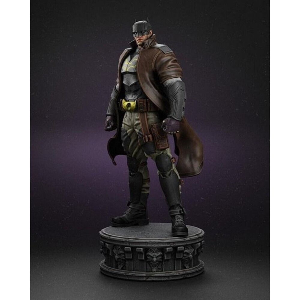 Batman Figure Ready to Paint | Unpainted Model in Black or Gray | 15 Inch Tall